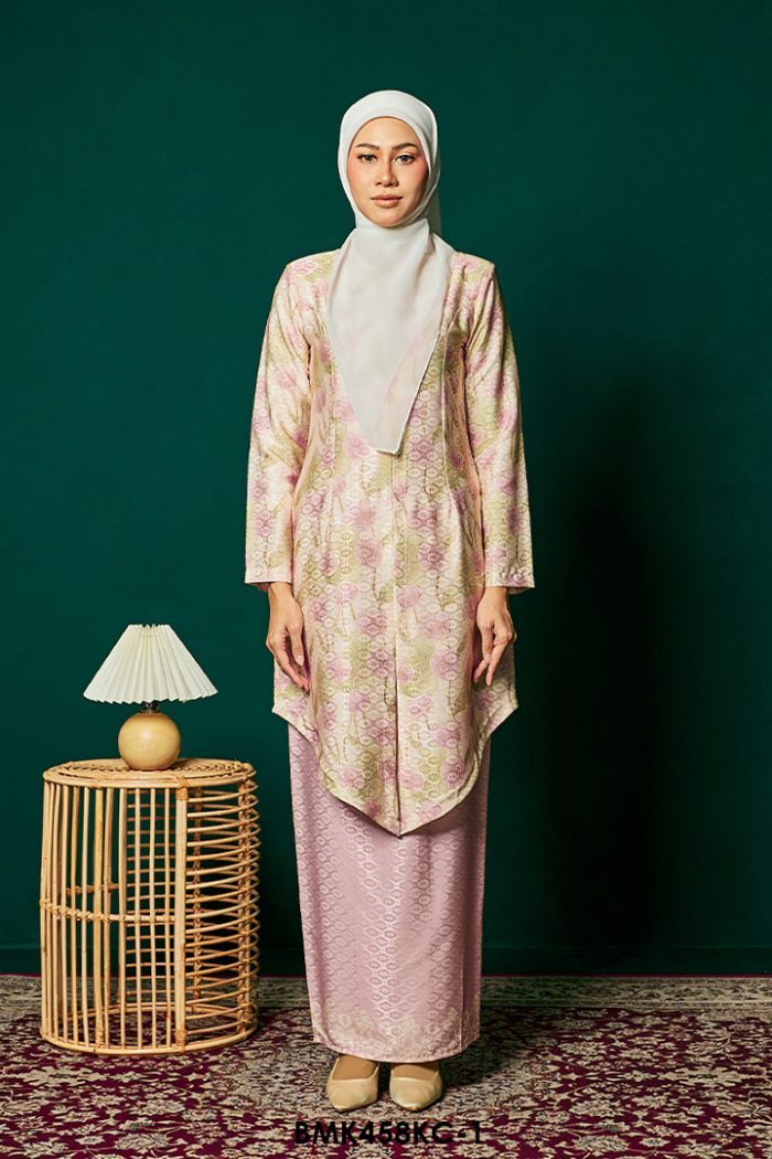 Kebaya Cindai in Soft Pink (BMK458KC-1)