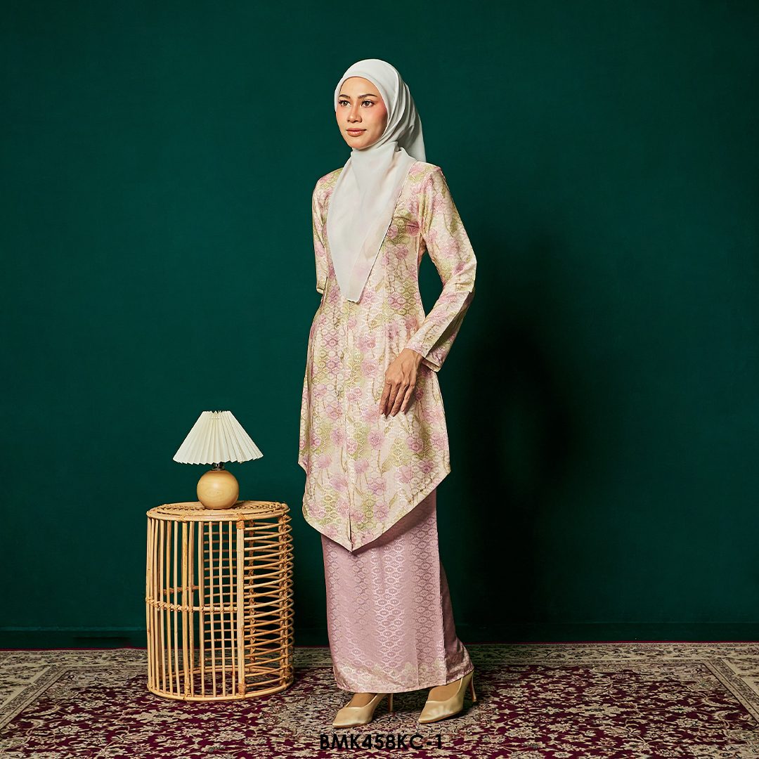 Kebaya Cindai in Soft Pink (BMK458KC-1) - Image 2