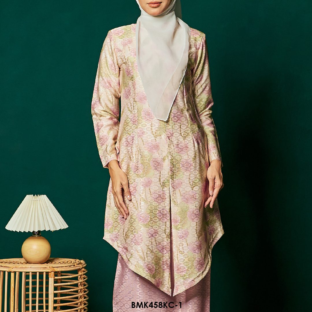 Kebaya Cindai in Soft Pink (BMK458KC-1) - Image 4
