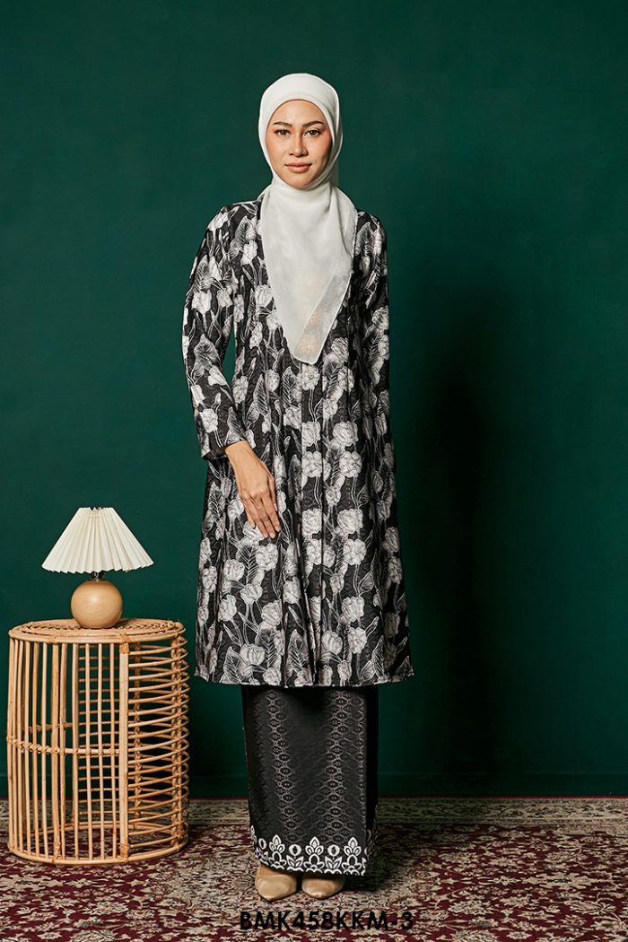 Kebarung Batiq Mia 3.0 Ribbon in Black (BMK458KKM-3)