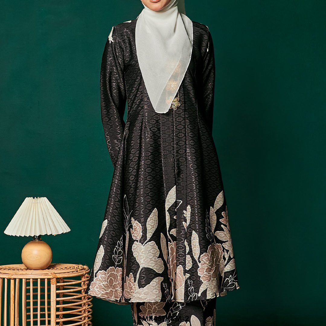 Kebarung Batiq Mia 3.0 Ribbon in Black (BMK459KKM-2) - Image 3