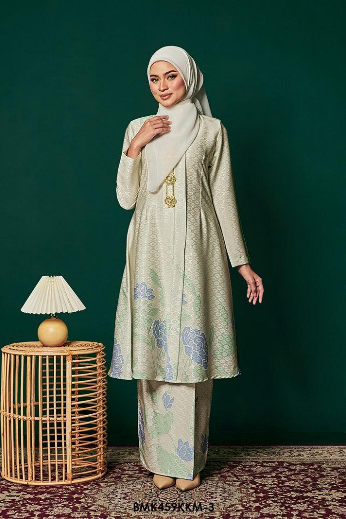 Kebarung Batiq Mia 3.0 Ribbon in Soft Green (BMK459KKM-3)