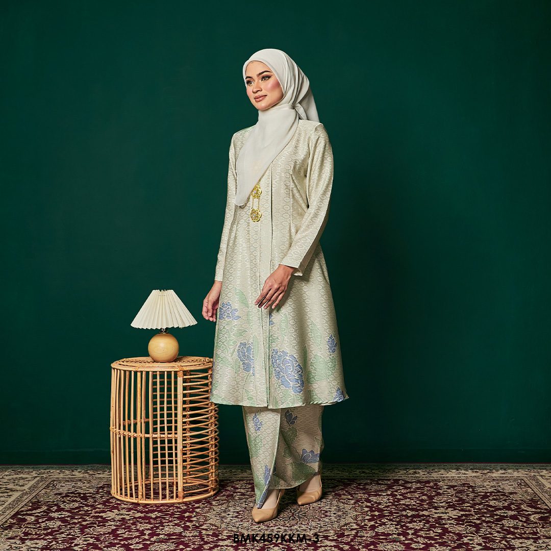 Kebarung Batiq Mia 3.0 Ribbon in Soft Green (BMK459KKM-3) - Image 2