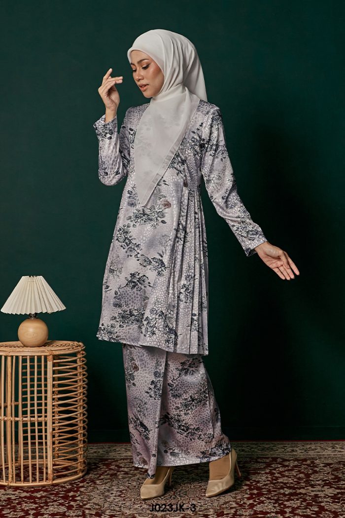 Juliana Kurung in Grey (J023JK-3)