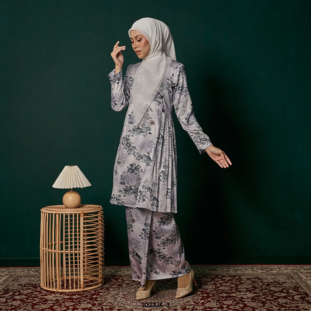 Juliana Kurung in Grey (J023JK-3) - Image 2