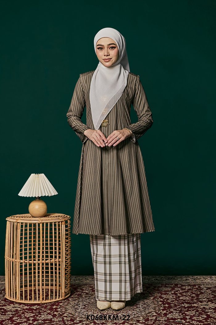 Kebarung Kalthom in Olive Green (K068KKM-22)