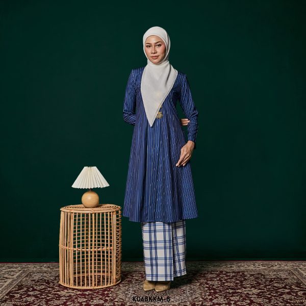 Kebarung Kalthom in Navy Blue (K068KKM-8)