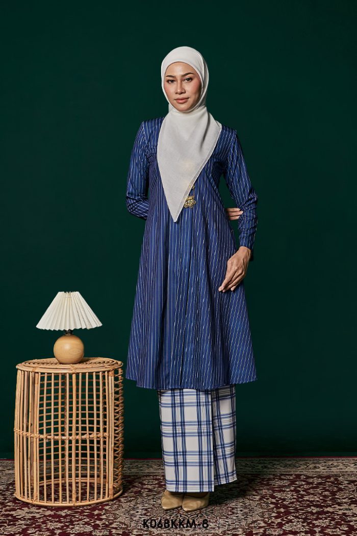 Kebarung Kalthom in Navy Blue (K068KKM-8)