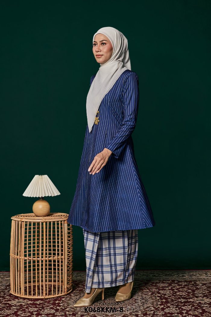 Kebarung Kalthom in Navy Blue (K068KKM-8)