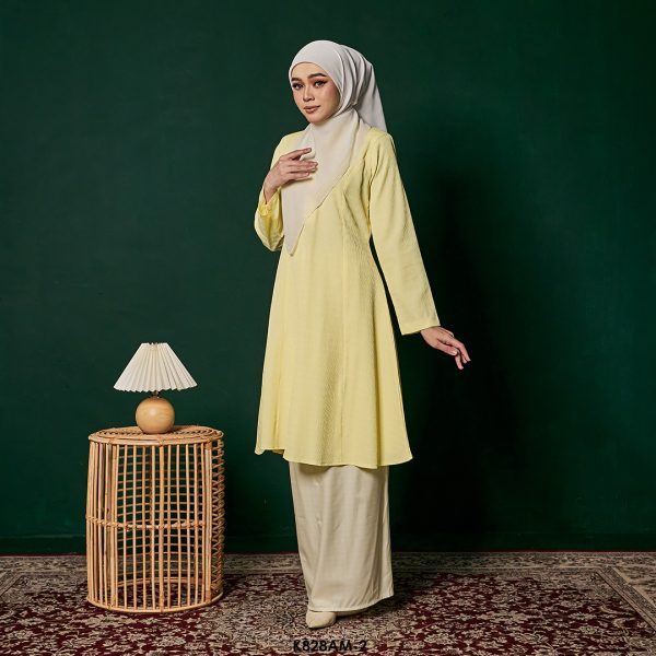 Ameera Kurung in Highlight Yellow (K828AM-2) - Image 2