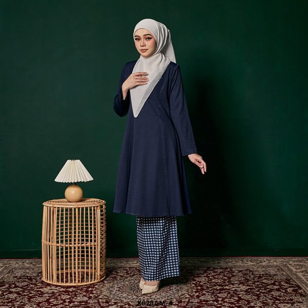 Ameera Kurung in Dark Blue (K828AM-4) - Image 2