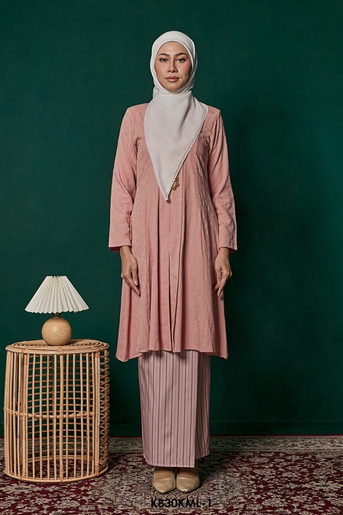 Kebarung Melati in Dusty Pink (K830KML-1)