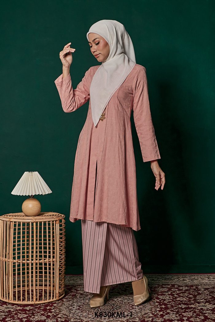Kebarung Melati in Dusty Pink (K830KML-1)