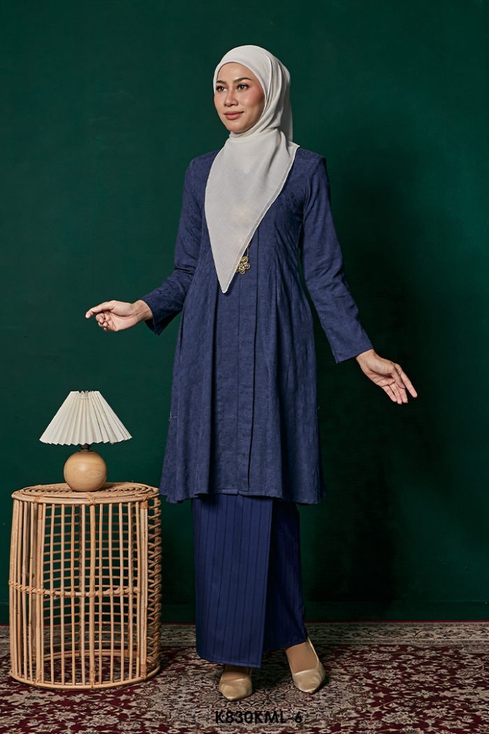 Kebarung Melati in Dark Blue (K830KML-6)
