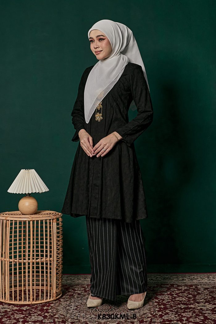 Kebarung Melati in Black (K830KML-8)