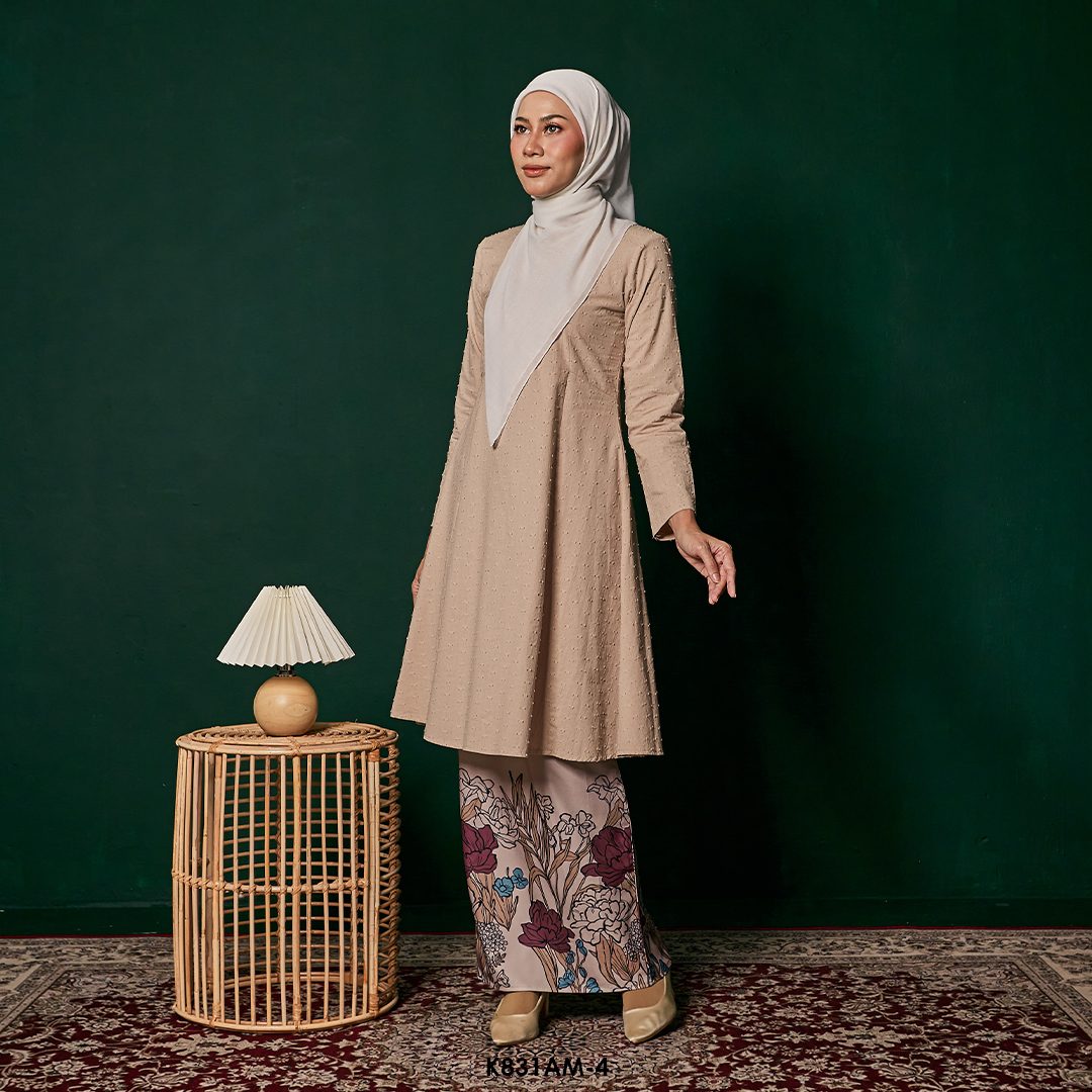 Ameera Kurung in Cappucino (K831AM-4) - Image 2