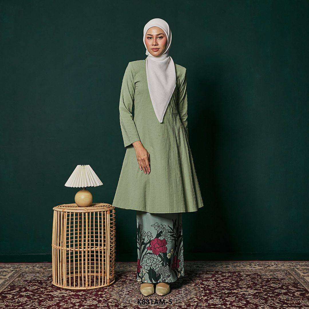 Ameera Kurung in Matcha (K831AM-5)