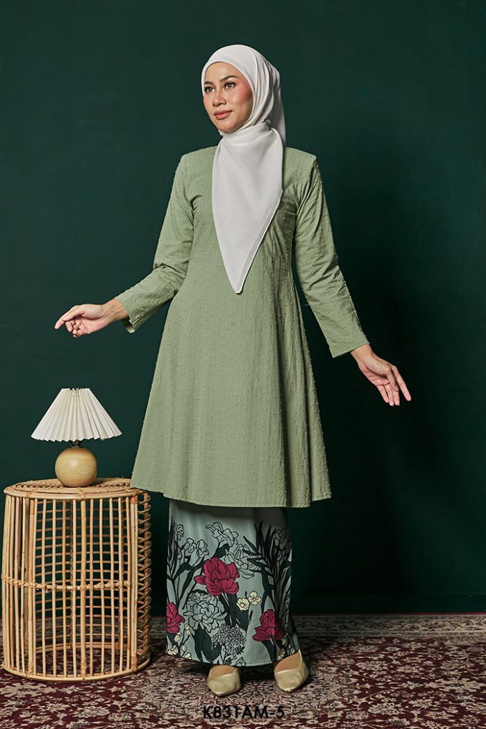 Ameera Kurung in Matcha (K831AM-5)
