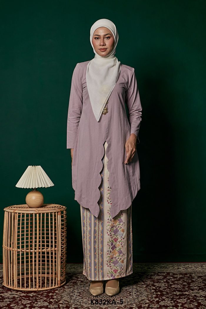 Kebaya Anggun 2.0 in Dusty Purple (K832KA-5)
