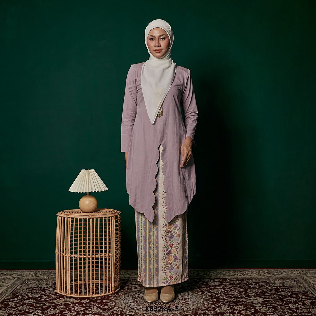 Kebaya Anggun 2.0 in Dusty Purple (K832KA-5)