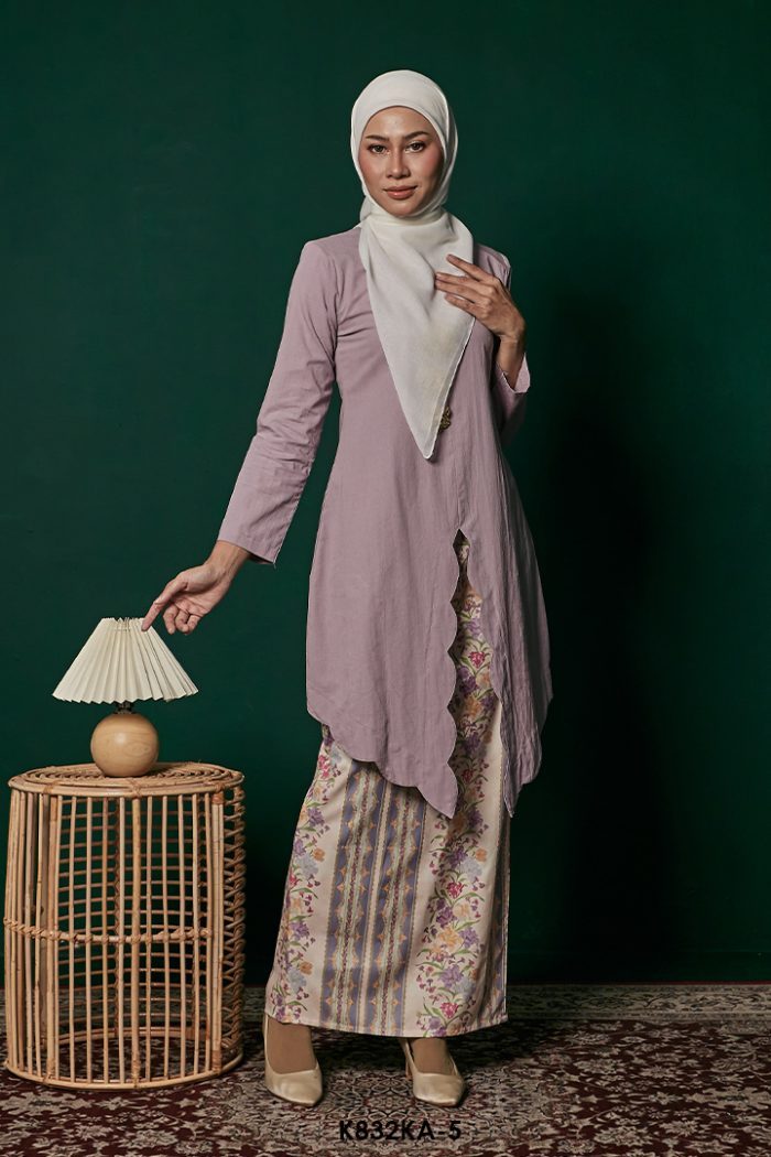 Kebaya Anggun 2.0 in Dusty Purple (K832KA-5)