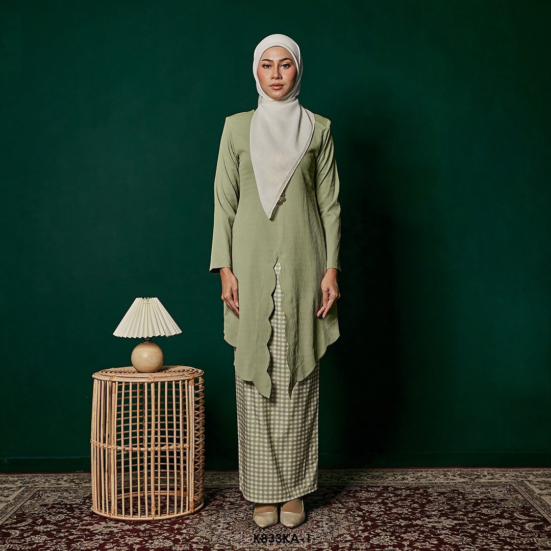 Kebaya Anggun 2.0 in Olive (K833KA-1)