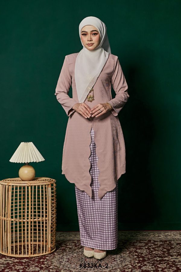 Kebaya Anggun 2.0 in Mauve Pink (K833KA-2)