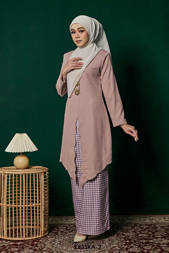 Kebaya Anggun 2.0 in Mauve Pink (K833KA-2)