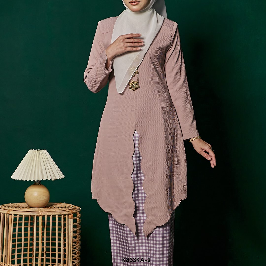 Kebaya Anggun 2.0 in Mauve Pink (K833KA-2) - Image 4