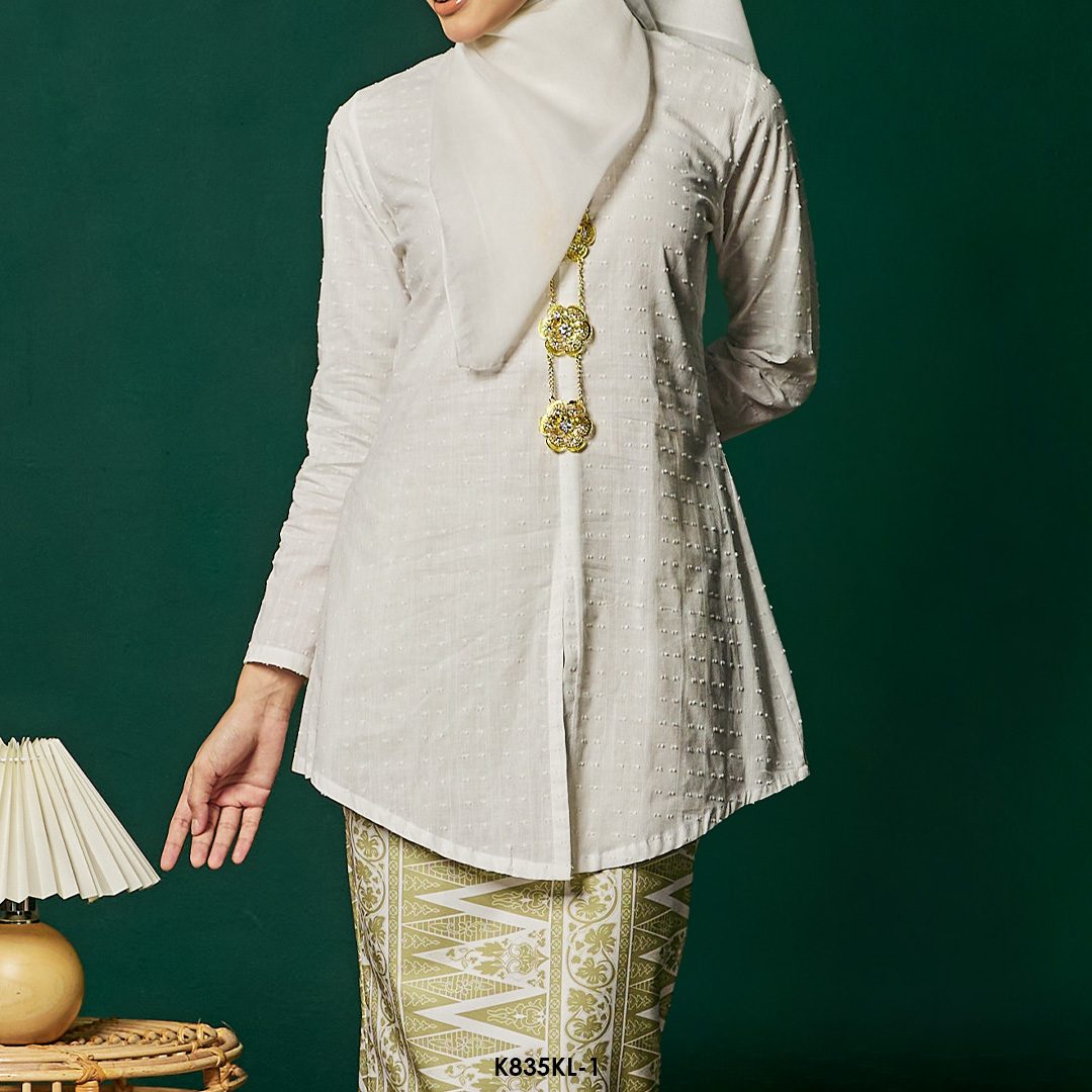 Kebaya Latifah in White (K835KL-1) - Image 4