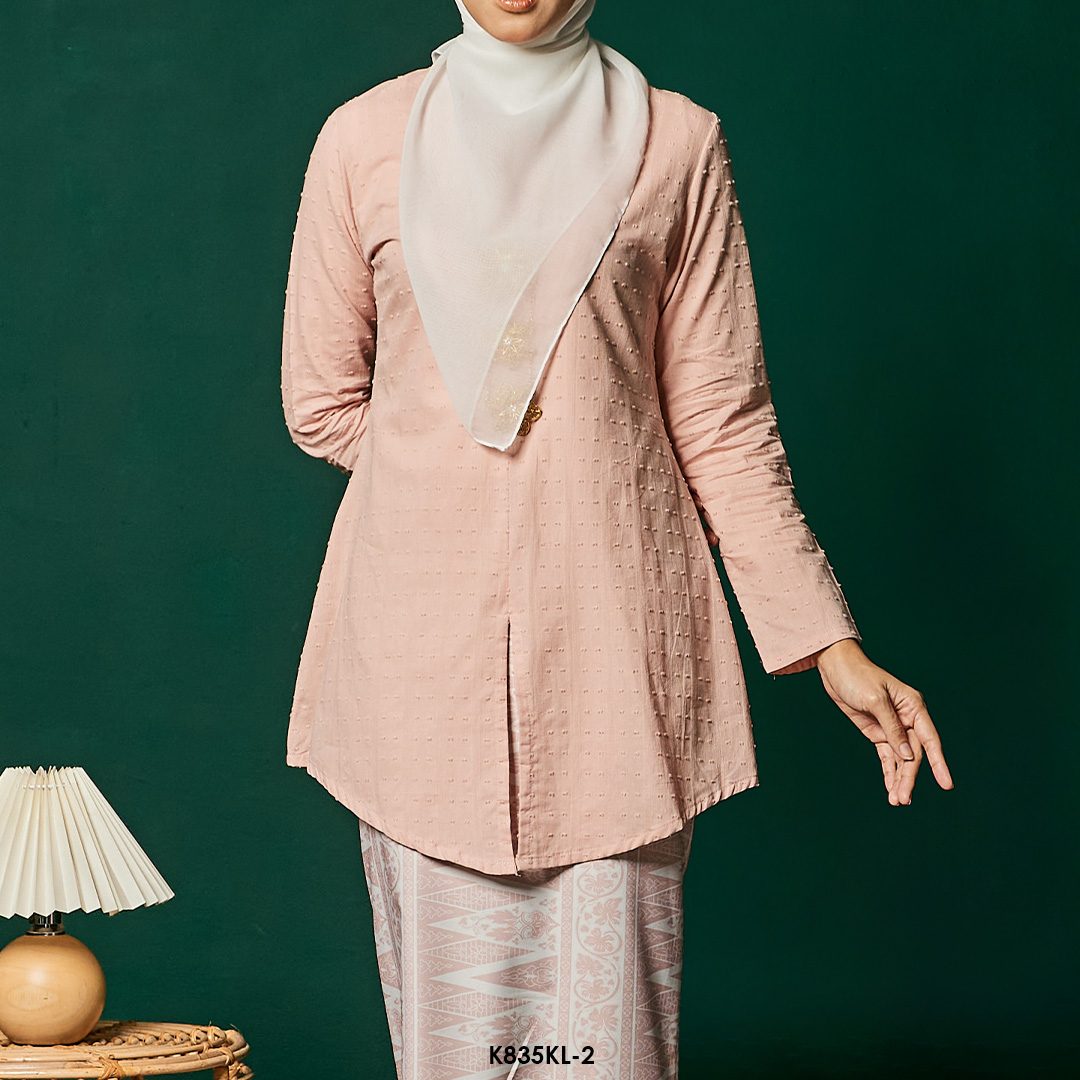Kebaya Latifah in Baby Pink (K835KL-2) - Image 4