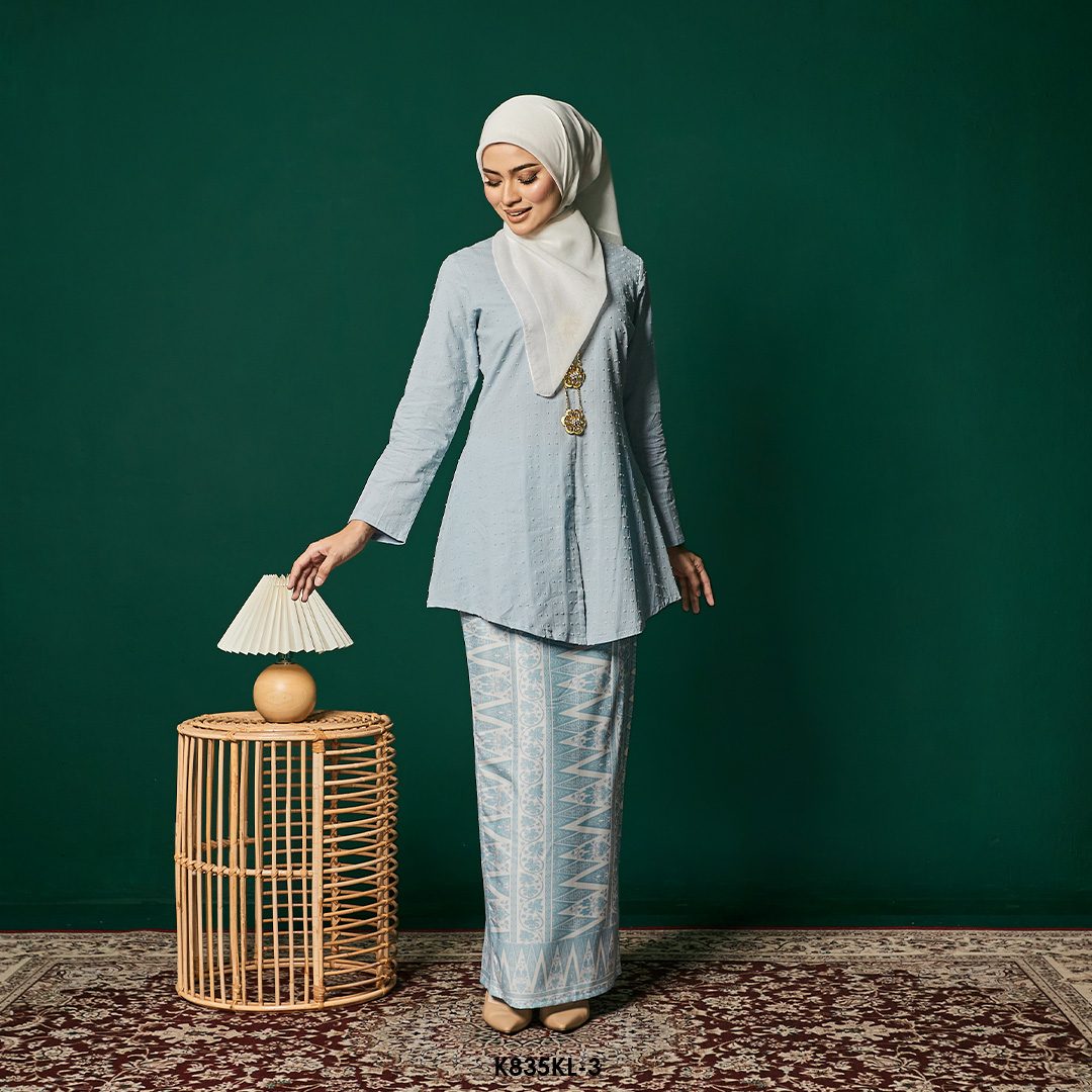 Kebaya Latifah in Baby Blue (K835KL-3) - Image 2