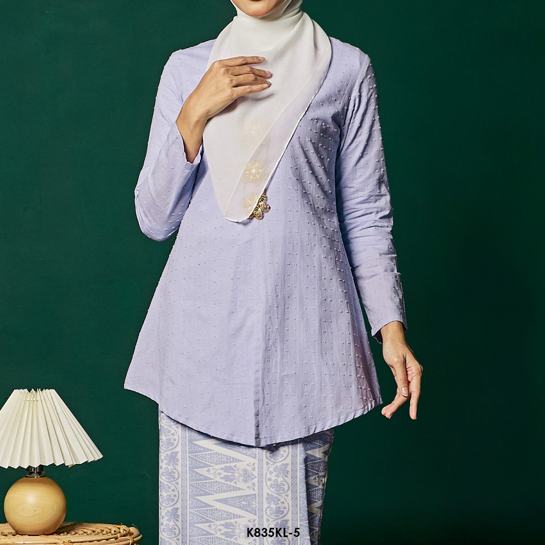 Kebaya Latifah in Lilac (K835KL-5) - Image 4