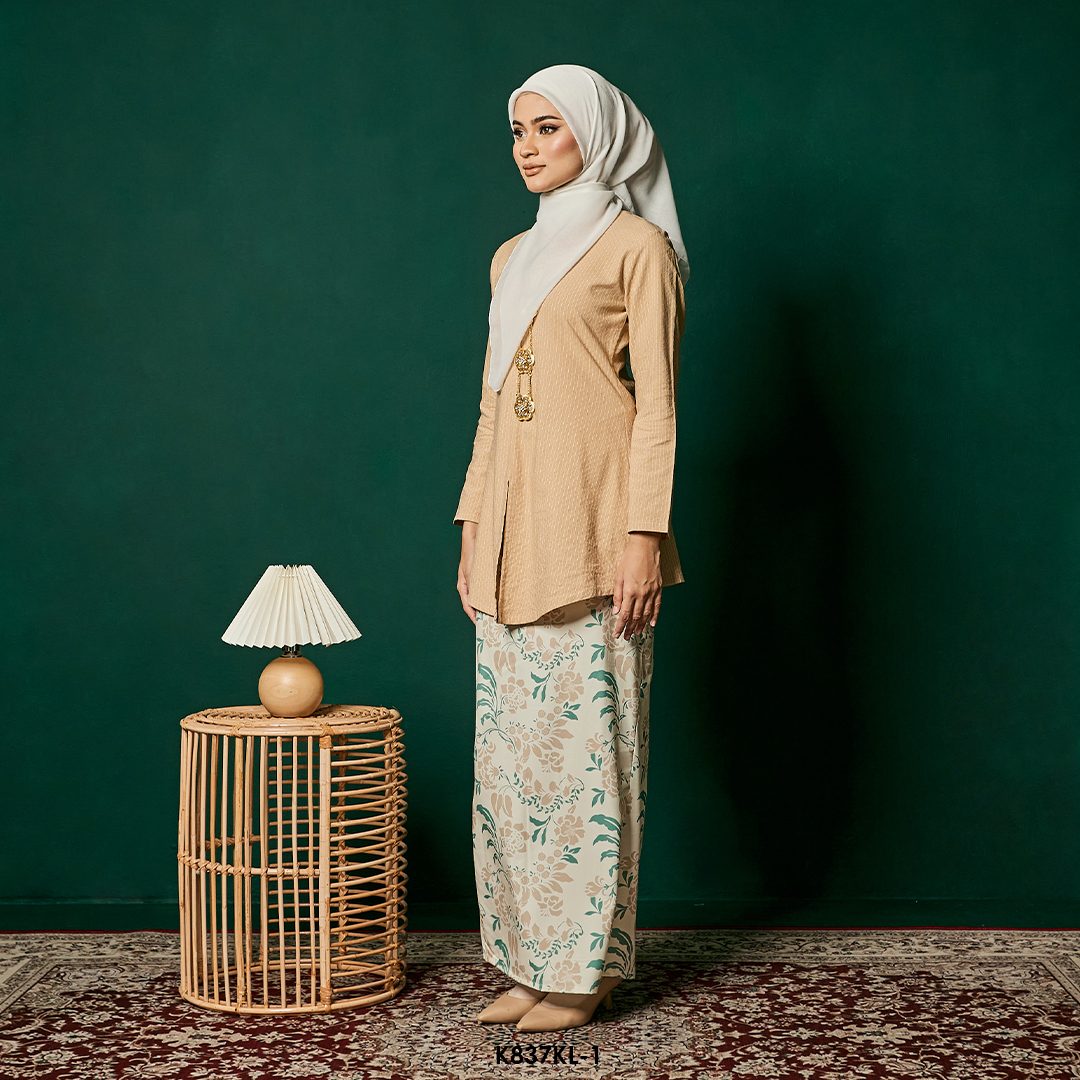 Kebaya Latifah in Sand (K837KL-1) - Image 2