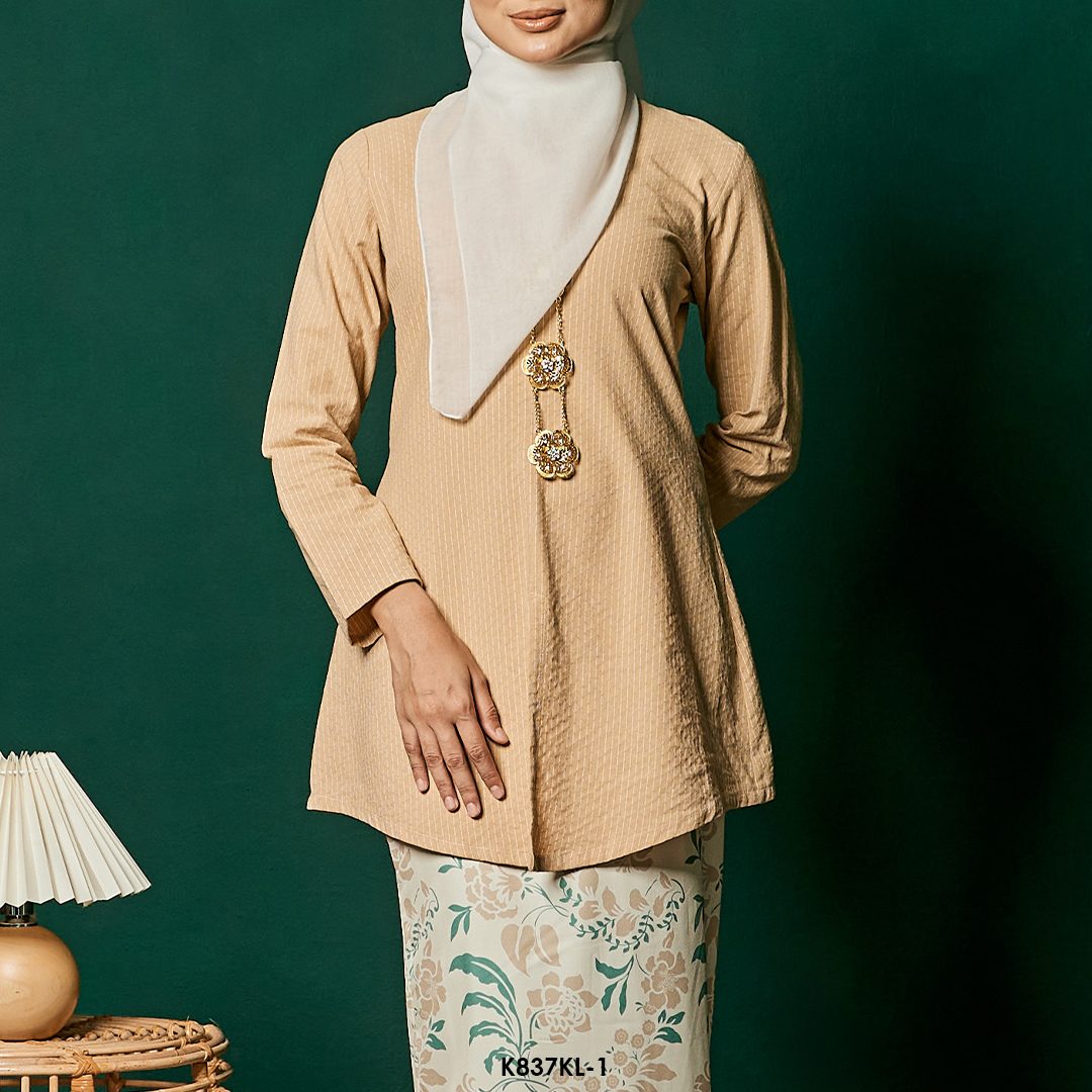 Kebaya Latifah in Sand (K837KL-1) - Image 4