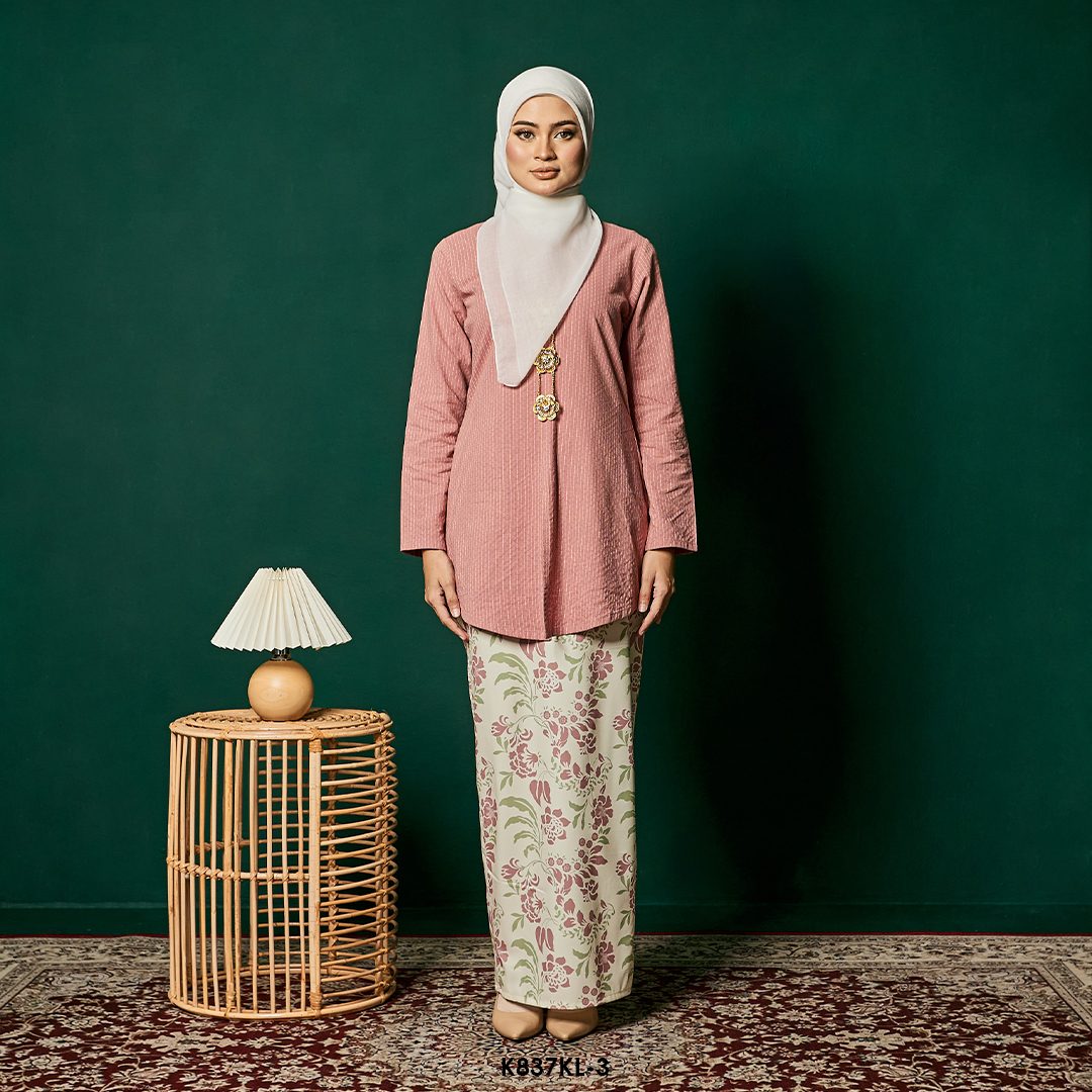 Kebaya Latifah in Blush Pink (K837KL-3)