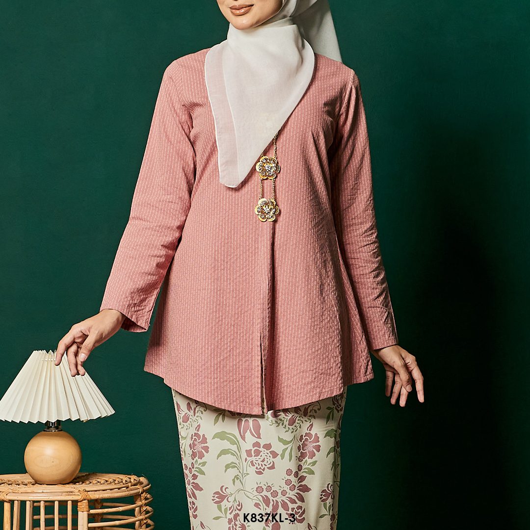 Kebaya Latifah in Blush Pink (K837KL-3) - Image 4