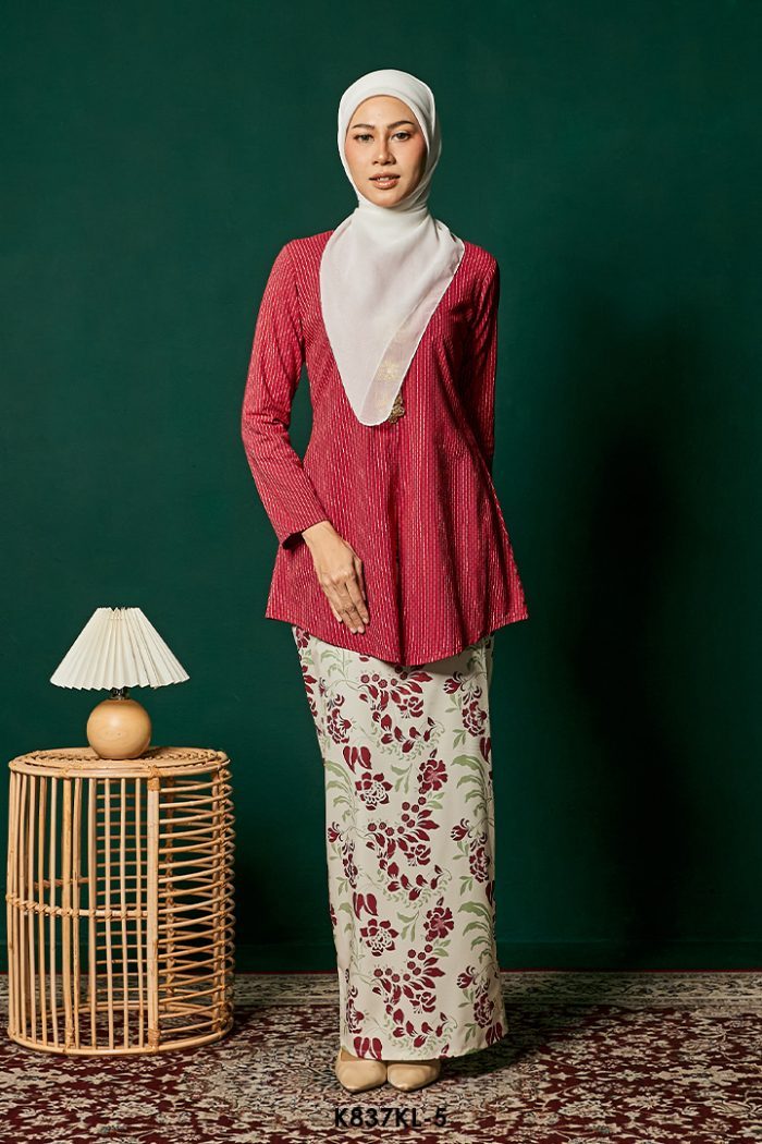 Kebaya Latifah in Red (K837KL-5)