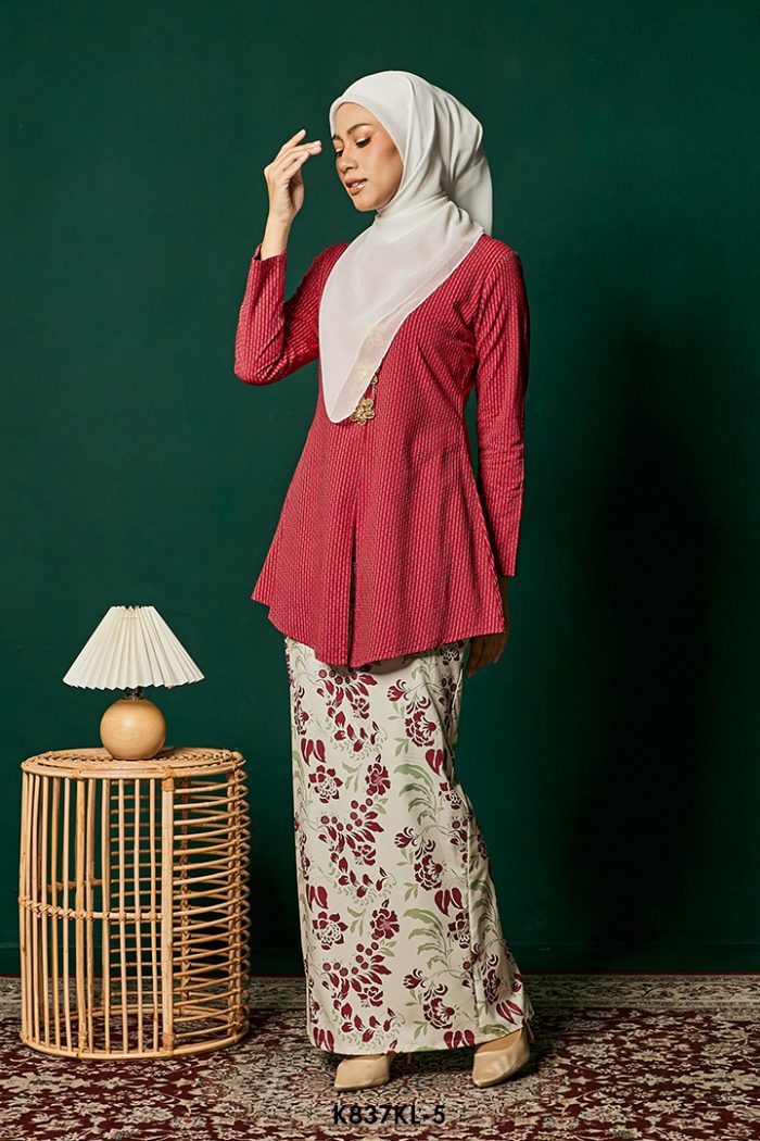 Kebaya Latifah in Red (K837KL-5)