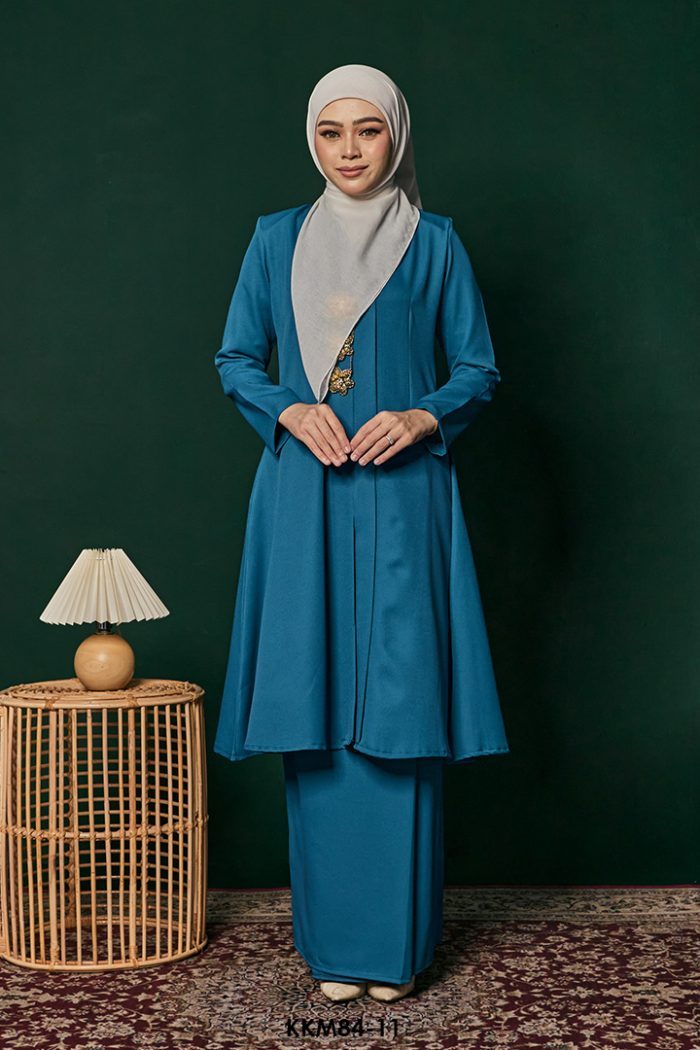 Kebarung Kalthum in Peacock Blue (KKM84-11)