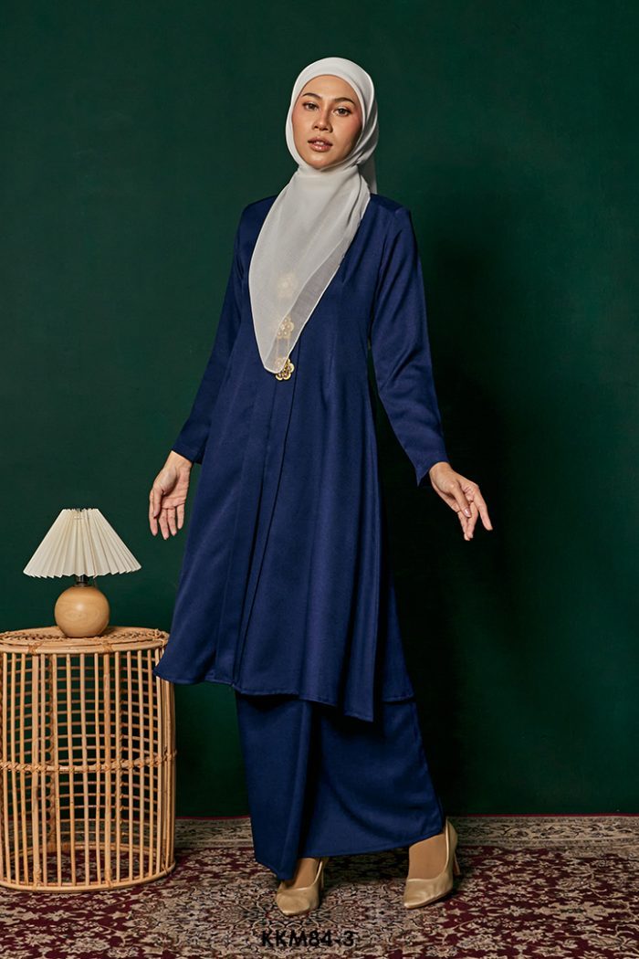Kebarung Kalthum in Dark Blue (KKM84-3)