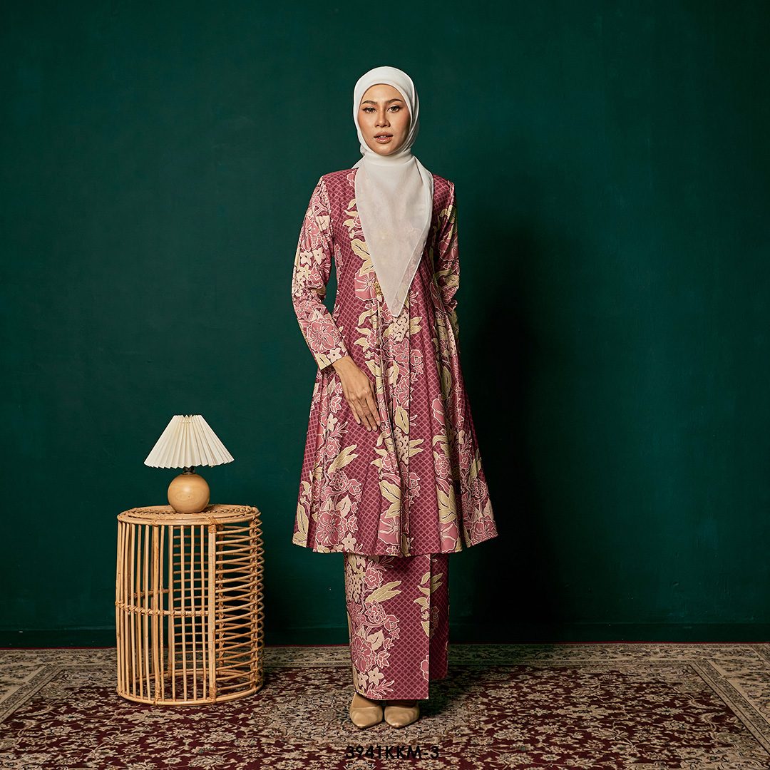 Kebarung Kalthom in Muted Red (3941KKM-3)