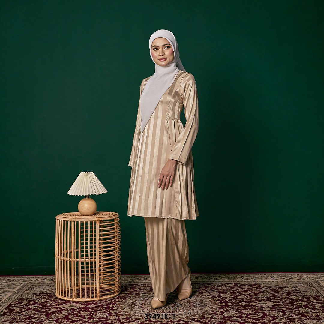 Juliana Kurung in White (3949JK-1) - Image 4