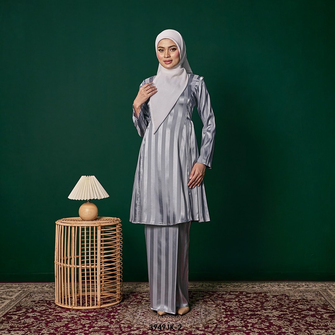 Juliana Kurung in Grey (3949JK-2)