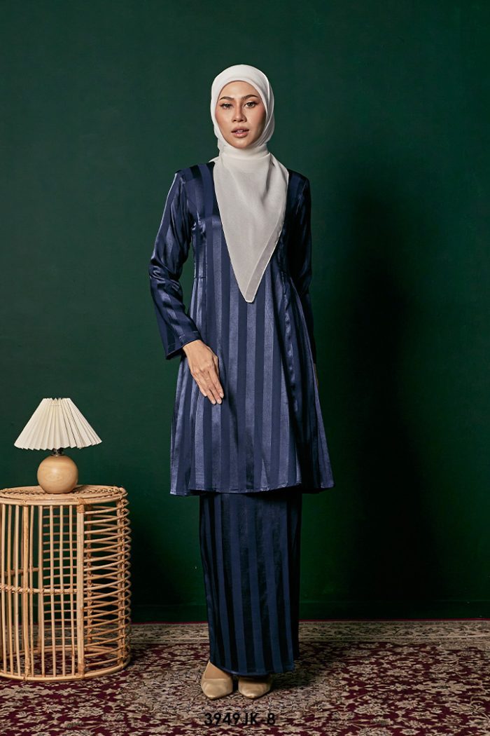 Juliana Kurung in Dark Blue (3949JK-8)