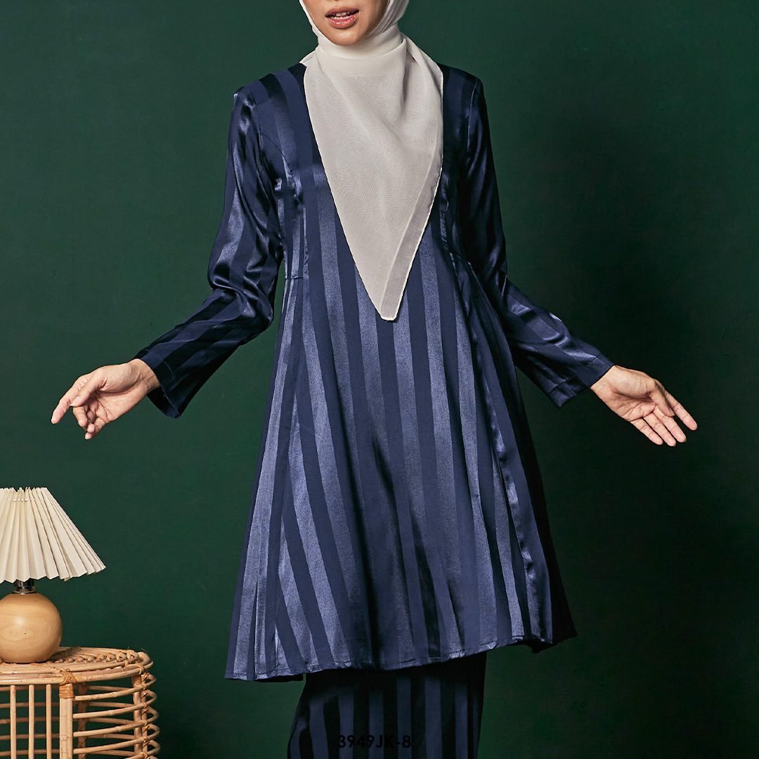 Juliana Kurung in Dark Blue (3949JK-8) - Image 3