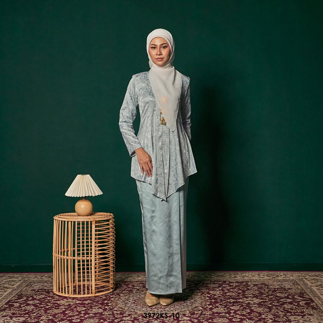 Kebaya Saloma in Icy Blue (3972KS-10)