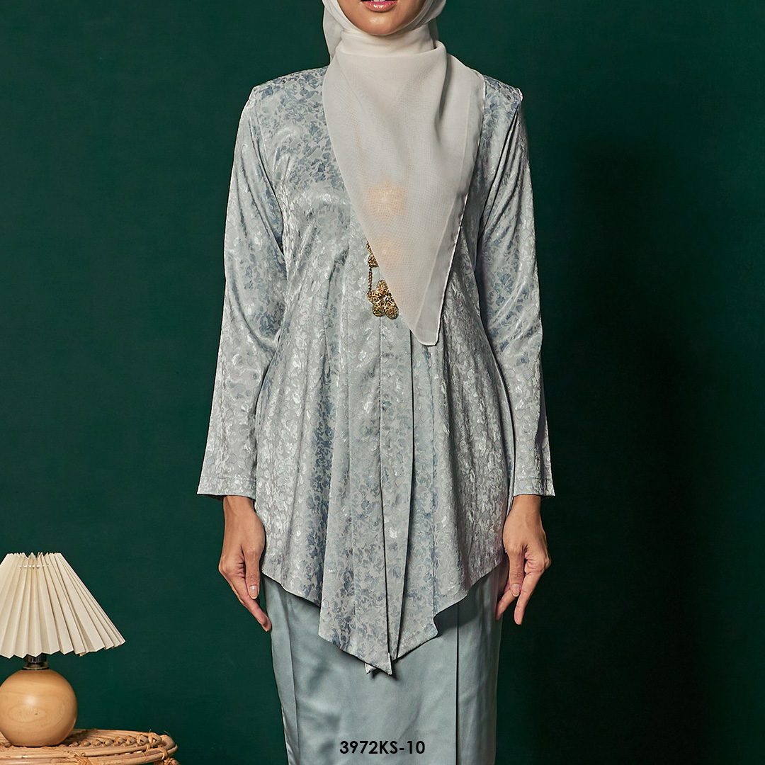 Kebaya Saloma in Icy Blue (3972KS-10) - Image 4