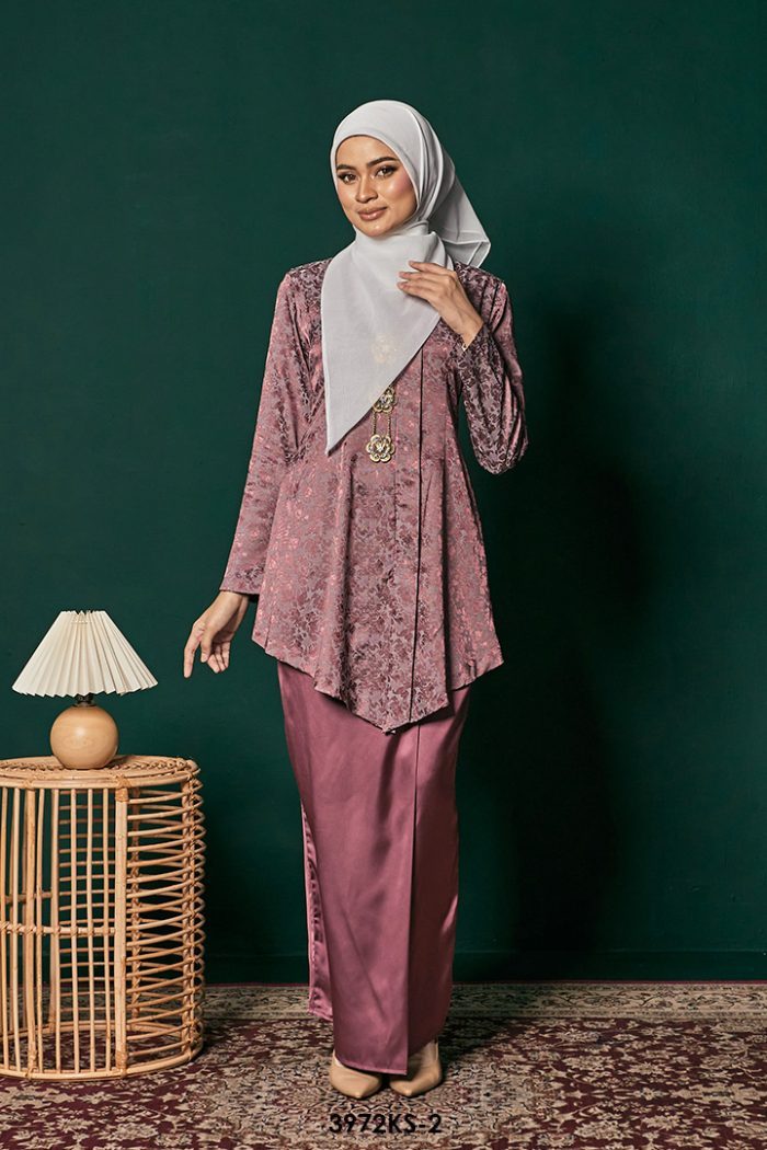 Kebaya Saloma in Vintage Rose (3972KS-2)