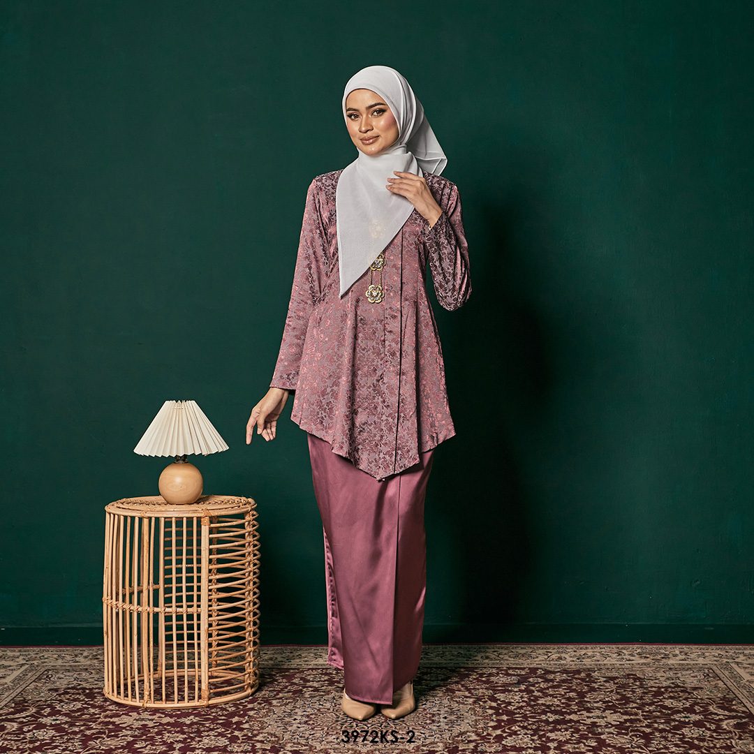 Kebaya Saloma in Vintage Rose (3972KS-2)